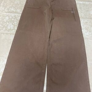 American Eagle Outfitters Brown Wide Leg Pants